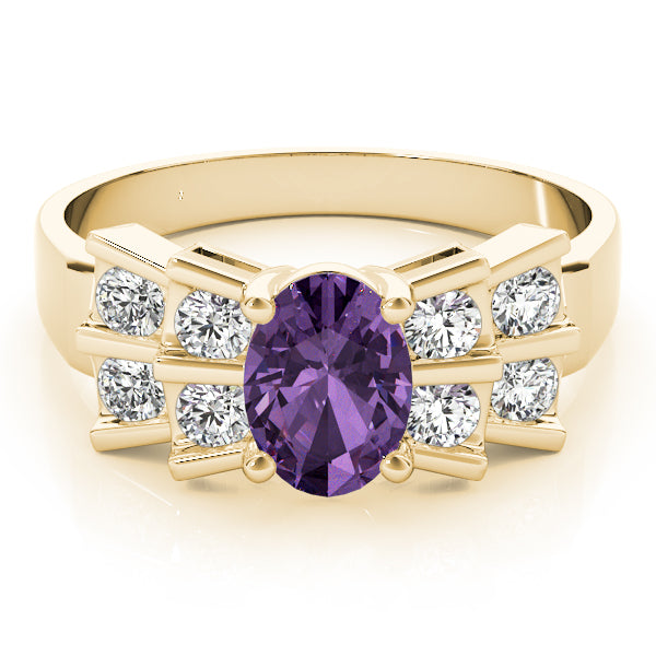 Oval Gemstone Fashion Ring · 0.40 ct tw
