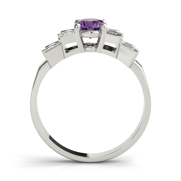 Oval Gemstone Fashion Ring · 0.40 ct tw