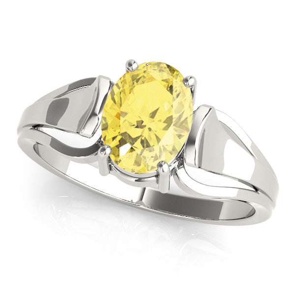 Oval Gemstone Fashion Ring