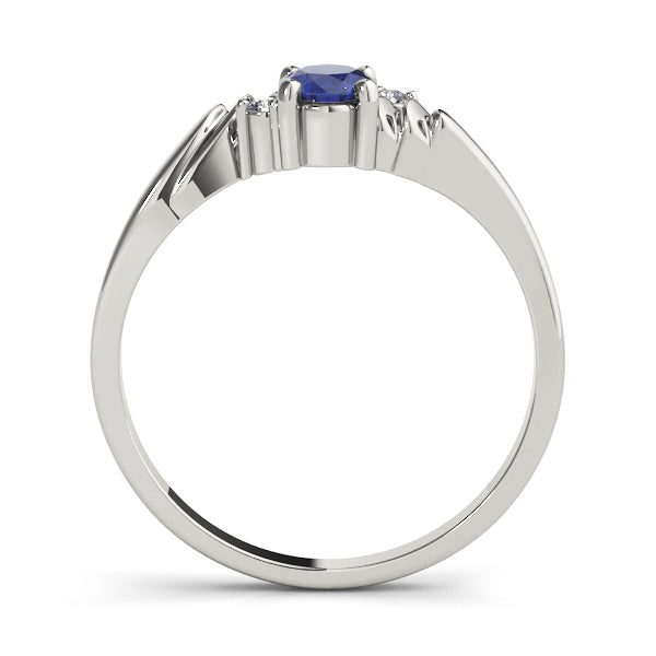 Oval Gemstone Fashion Ring · 0.02 ct tw