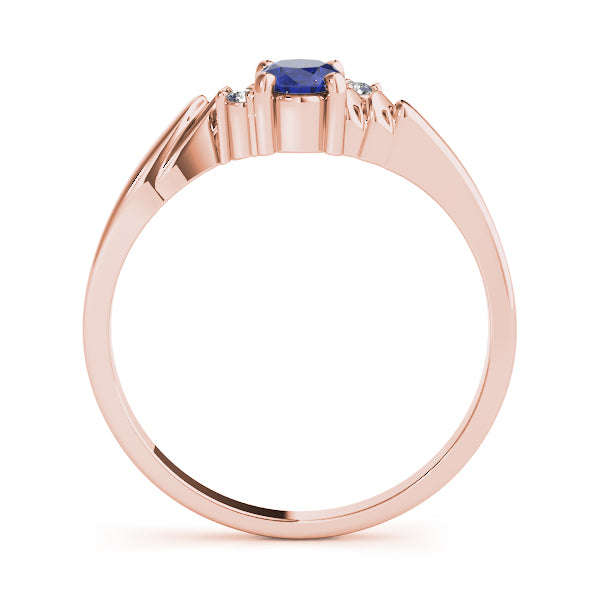 Oval Gemstone Fashion Ring · 0.02 ct tw