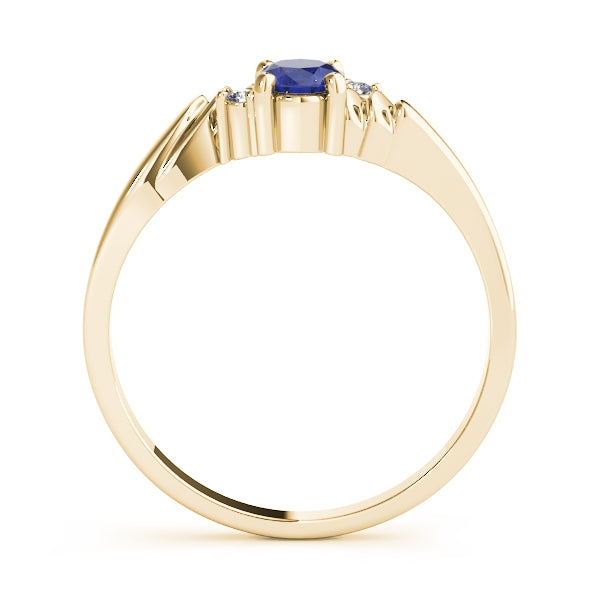 Oval Gemstone Fashion Ring · 0.02 ct tw