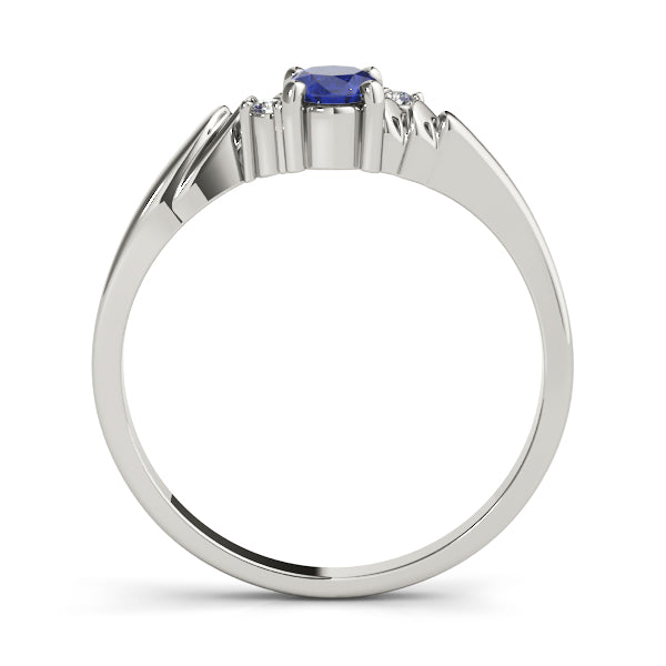 Oval Gemstone Fashion Ring · 0.02 ct tw