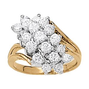 Diamond Cluster Fashion Ring · 1.32 ct tw