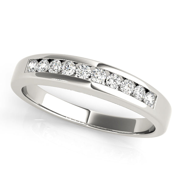 Channel Set Diamond Wedding Band · 0.20 ct tw