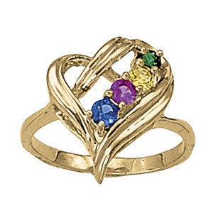 Mothers Gemstone Fashion Ring