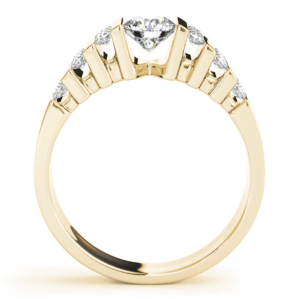 Round Multi-Row Diamond Engagement Ring · 0.80 ct tw