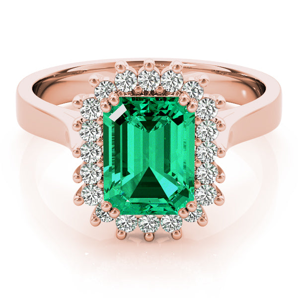 Emerald Gemstone Fashion Ring · 0.26 ct tw