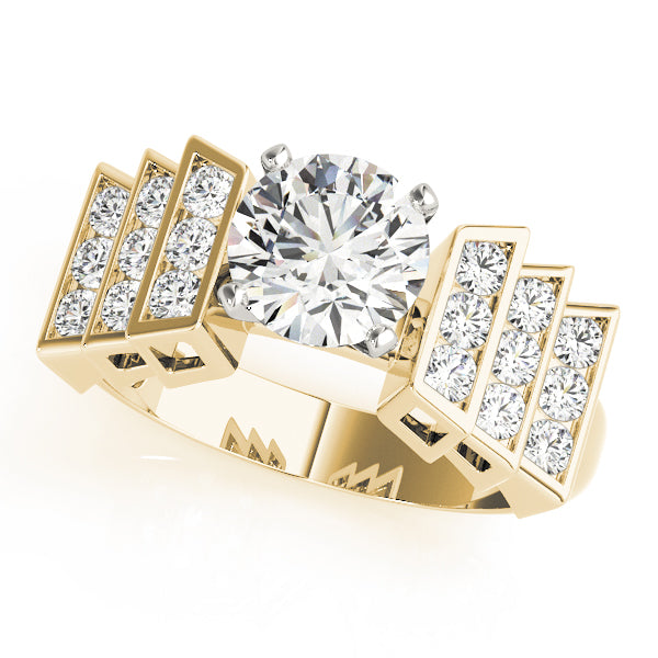 Multi-Row Diamond Engagement Ring · 0.36 ct tw