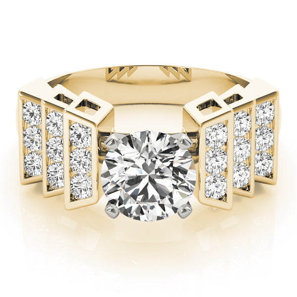 Multi-Row Diamond Engagement Ring · 0.36 ct tw