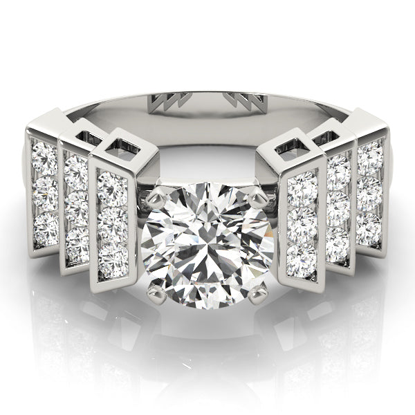 Multi-Row Diamond Engagement Ring · 0.36 ct tw