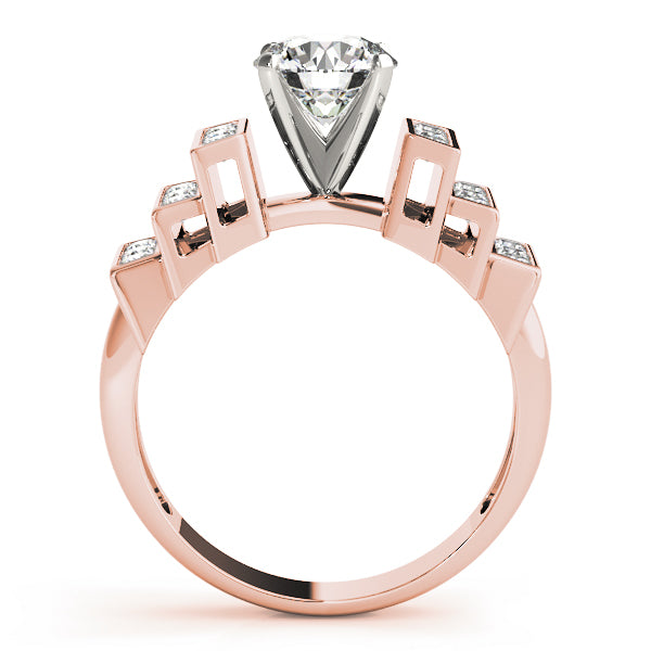 Multi-Row Diamond Engagement Ring · 0.36 ct tw