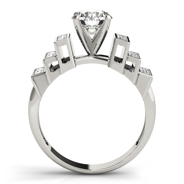 Multi-Row Diamond Engagement Ring · 0.36 ct tw