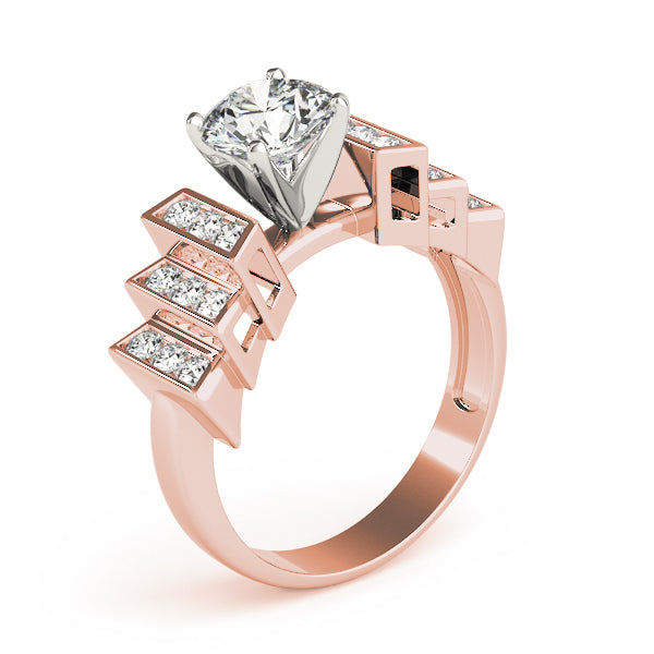 Multi-Row Diamond Engagement Ring · 0.36 ct tw