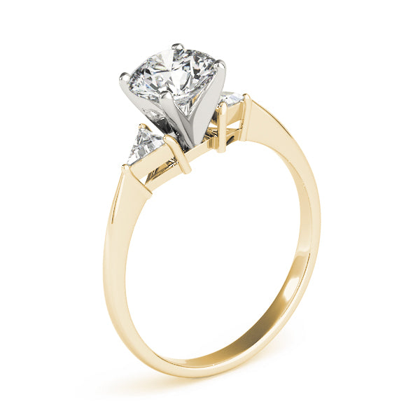 Trillion Three-Stone Diamond Engagement Ring · 0.20 ct tw