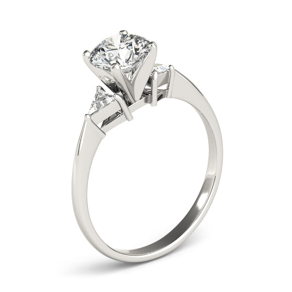 Trillion Three-Stone Diamond Engagement Ring · 0.20 ct tw