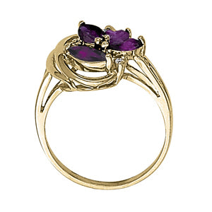 Marquise Gemstone Fashion Ring · 0.02 ct tw