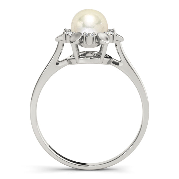 Pearl Gemstone Fashion Ring · 0.06 ct tw