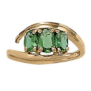 Oval Gemstone Fashion Ring