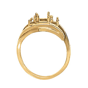 Oval Gemstone Fashion Ring
