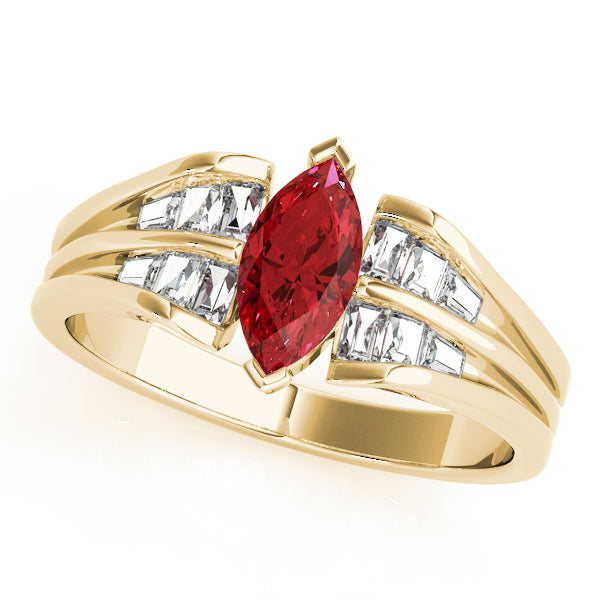 Marquise Gemstone Fashion Ring · 0.38 ct tw