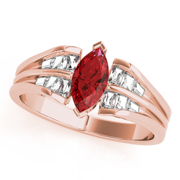 Marquise Gemstone Fashion Ring · 0.44 ct tw