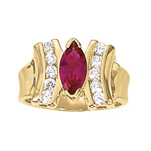 Marquise Gemstone Fashion Ring · 0.50 ct tw