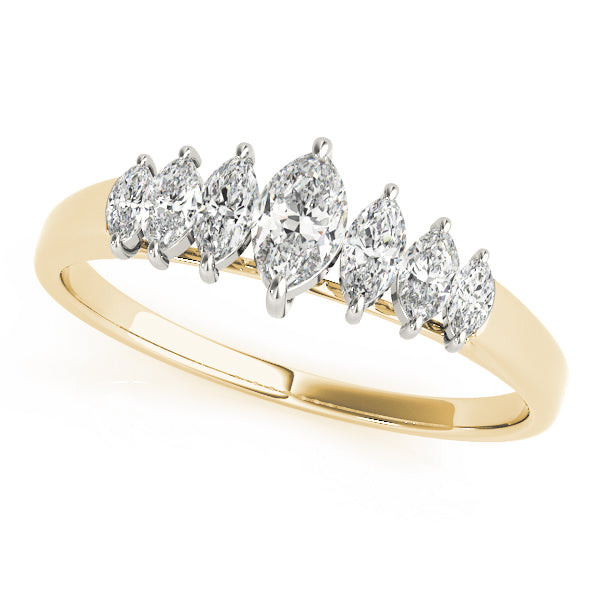 Marquise Fancy Shape Diamond Wedding Band · 0.50 ct tw
