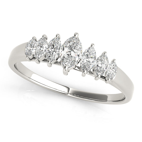 Marquise Fancy Shape Diamond Wedding Band · 0.50 ct tw
