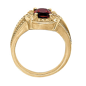 Oval Gemstone Fashion Ring