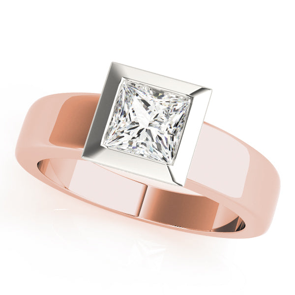 Square Princess Diamond Solitaire Engagement Ring · 0.41 ct tw