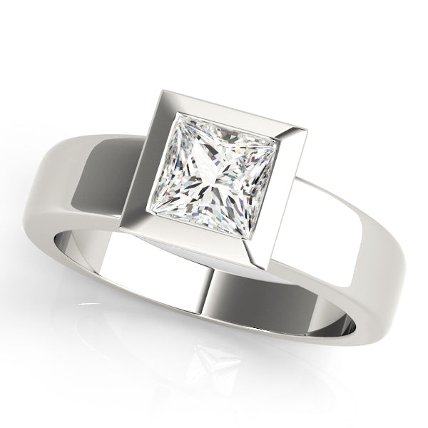 Square Princess Diamond Solitaire Engagement Ring · 0.75 ct tw