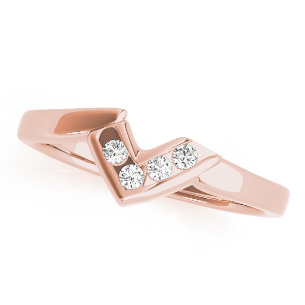 Curved Diamond Wedding Band · 0.04 ct tw