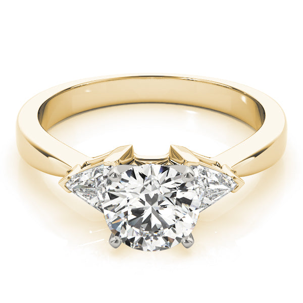 Trillion Three-Stone Diamond Engagement Ring · 0.32 ct tw
