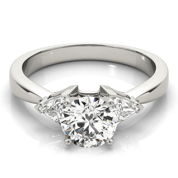 Trillion Three-Stone Diamond Engagement Ring · 0.32 ct tw