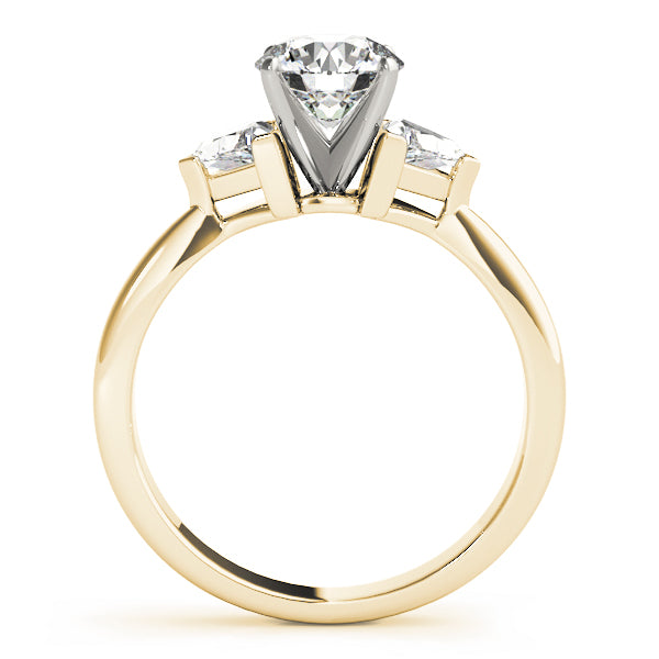 Trillion Three-Stone Diamond Engagement Ring · 0.32 ct tw