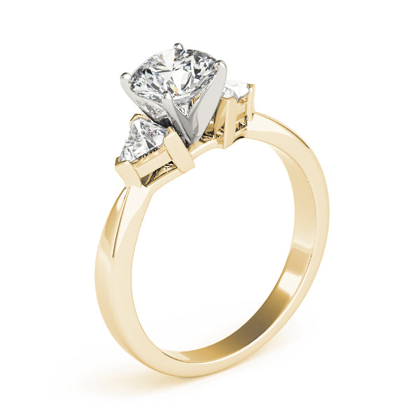 Trillion Three-Stone Diamond Engagement Ring · 0.32 ct tw