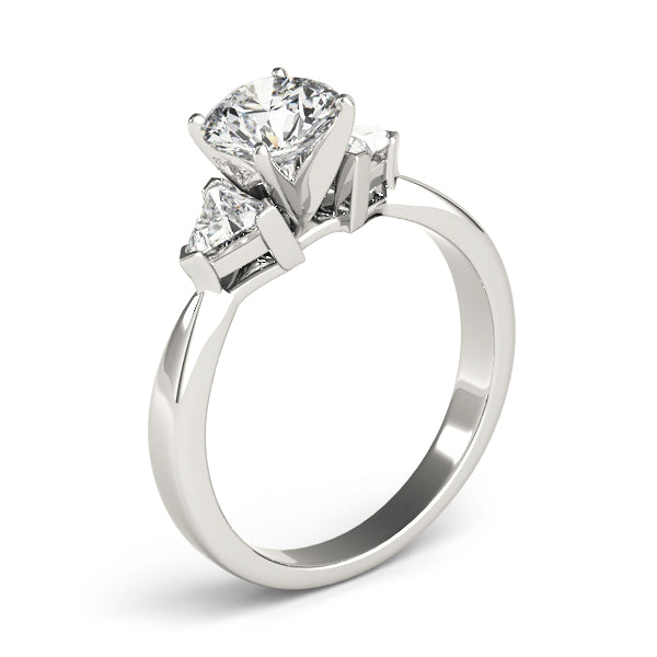 Trillion Three-Stone Diamond Engagement Ring · 0.32 ct tw
