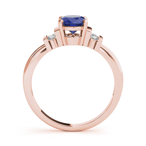 Oval Gemstone Fashion Ring · 0.10 ct tw