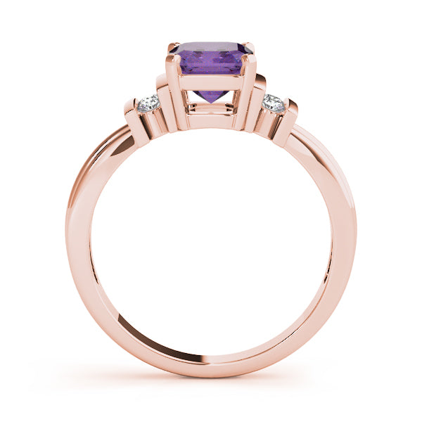 Emerald Gemstone Engagement Ring · 0.10 ct tw