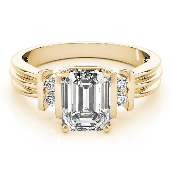 Emerald Gemstone Engagement Ring · 0.10 ct tw