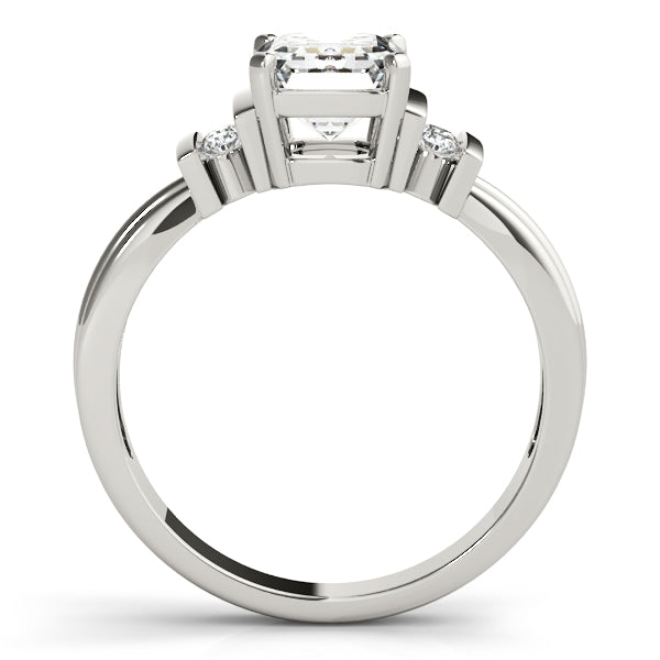 Emerald Gemstone Engagement Ring · 0.10 ct tw