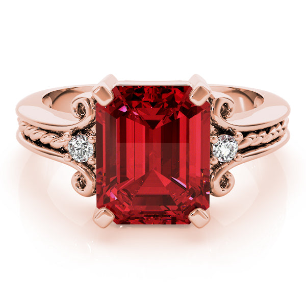 Emerald Gemstone Fashion Ring · 0.06 ct tw