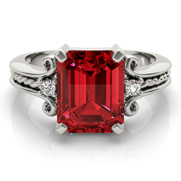 Emerald Gemstone Fashion Ring · 0.06 ct tw