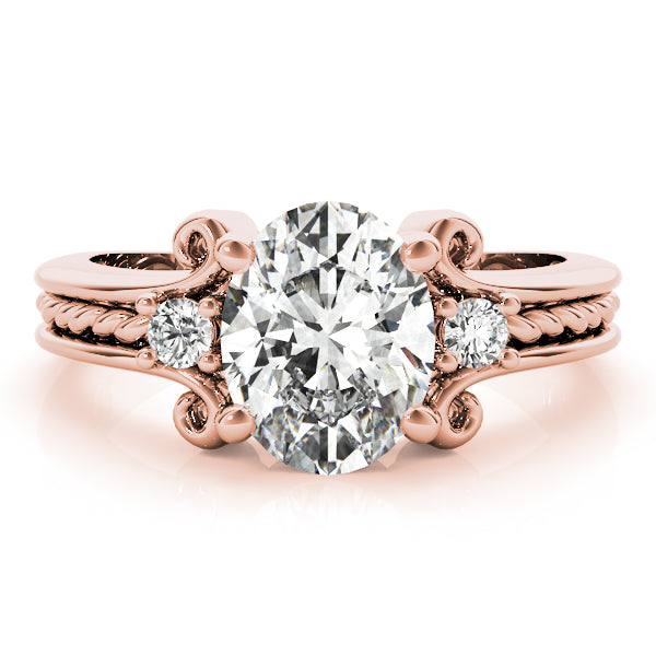 Oval Gemstone Fashion Ring · 0.10 ct tw