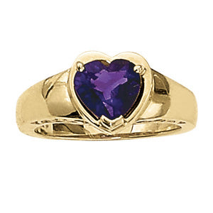 Heart Gemstone Fashion Ring