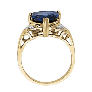 Trillion Gemstone Fashion Ring · 0.02 ct tw