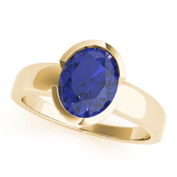 Oval Gemstone Fashion Ring