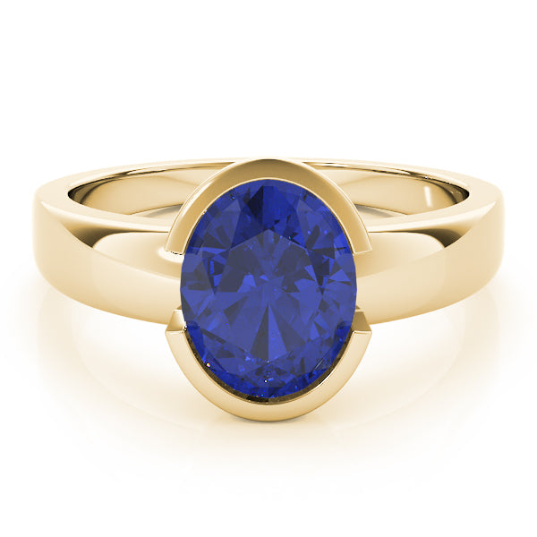 Oval Gemstone Fashion Ring