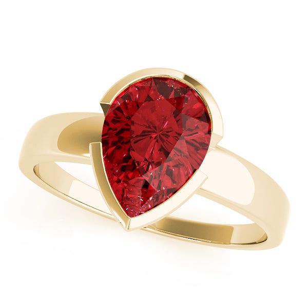Pear Gemstone Fashion Ring
